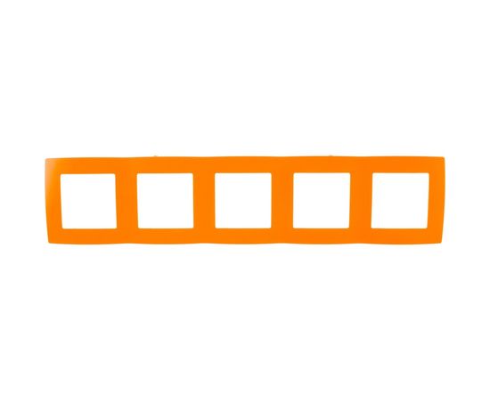Рамка ЭРА 12500522 на 5 постов, 2, оранжевый Б0019419 