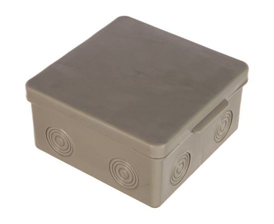 Распаечная коробка ЭРА открытой установки КОР 100х100х50мм без гермовводов 8 вх. IP54 Б0037440 
