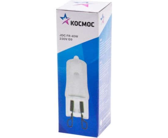 Лампа галогенная КОСМОС JDC 40W G9 230V FR LKsmJDC220VFR40W 