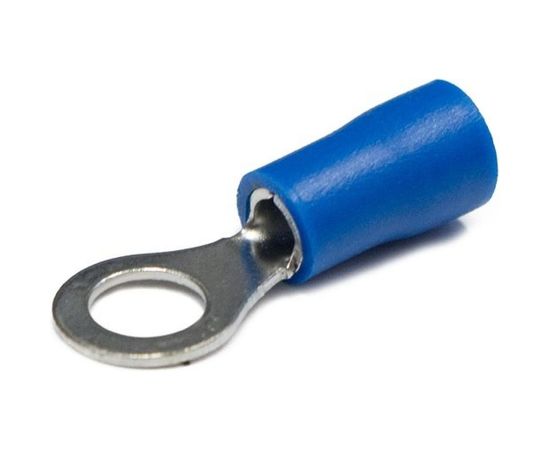 Кольцевой наконечник REXANT, изолированный, диам. 5.3 мм, 1.5-2.5 кв.мм, синий 08-0034 