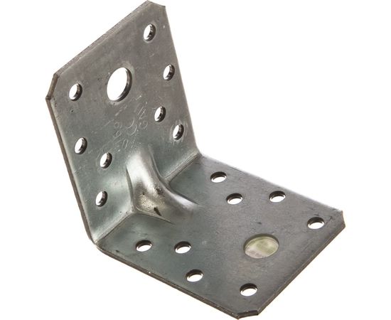 Перфорированный уголок GAH ALBERTS усиленный, оцинкованный 70х70х55х2,5мм, 336462 