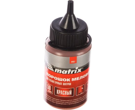 Меловой красный порошок 50 г, для разметочных шнуров MATRIX 84857 