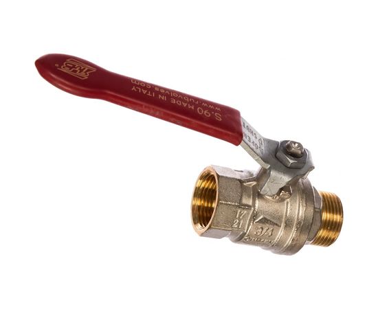 Шаровой кран RuB, 3/4 DN20 PN40, ВР-НР, серия MILANO (S.90), ручка S90E20 