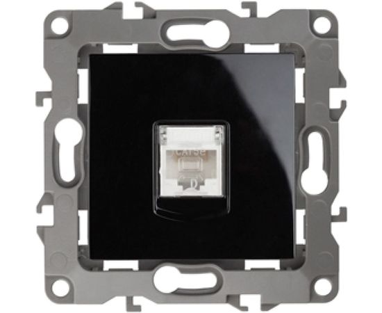 Информационная розетка ЭРА 12-3107-06 RJ45, IP20, 12, чёрный Б0014728 