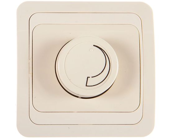 Поворотный светорегулятор, слоновая кость RL 600Вт TDM Валдай SQ1804-0116 