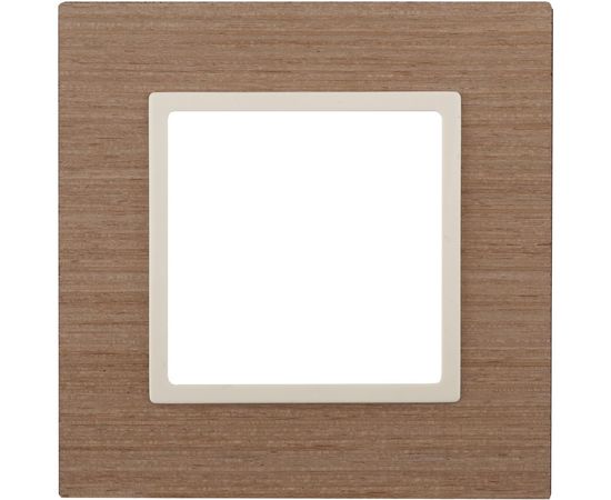 Рамка ЭРА 14530107 на 1 пост, дерево, Elegance, ясень, слоновая кость Б0034566 