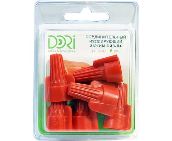 Соединительный изолирующий зажим DORI СИЗ-Л4 7-20 мм2 6шт 2597 – изображение 2