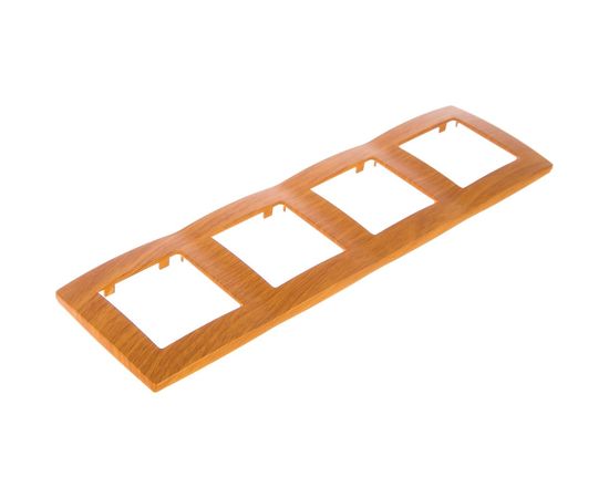 Рамка ЭРА 12500407 на 4 поста, ольха Б0014777 – изображение 2