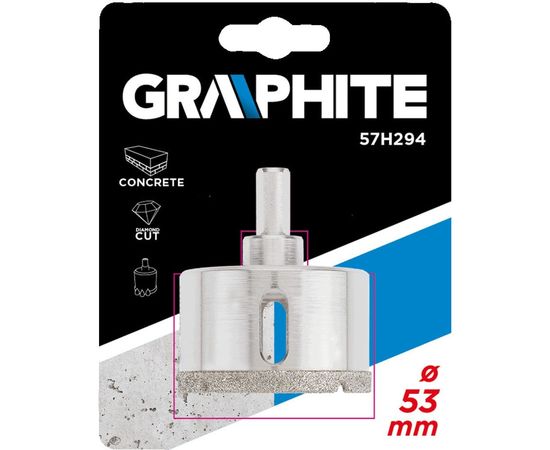 Сверло по керамической плитке (53х30 мм) GRAPHITE 57H294 – изображение 2
