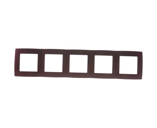 Рамка ЭРА 12500525 на 5 постов, 2, бордо Б0019422 – изображение 2