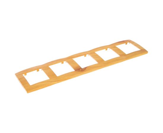 Рамка ЭРА 12500511 на 5 постов, сосна Б0019150 – изображение 2