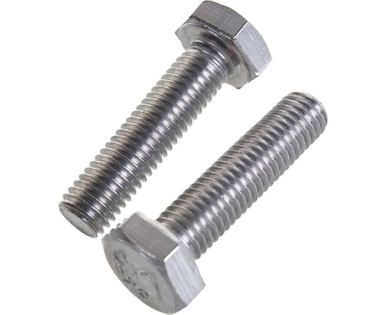 Болт Tech-Krep DIN933 10х40 ш.г. полн. рез. нерж.ст. А2, 2 шт. 141706 – изображение 2