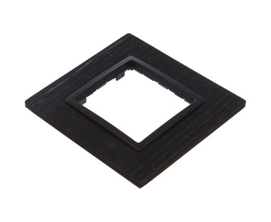 Рамка ЭРА 14530105 на 1 пост, Elegance, черное дерево Б0034565 – изображение 2