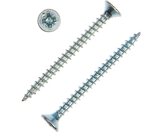 Универсальный саморез Tech-Krep 40х3,5 мм 200 шт оцинкованный, коробка с окном 102173 – изображение 2