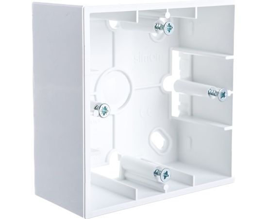 Коробка для наружного монтажа Simon на 1 пост, белый 20 1590751-030 – изображение 2