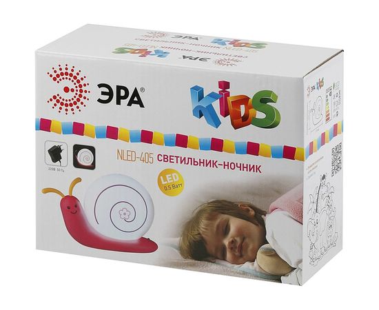 Настольный светильник, розовый ЭРА NLED-405-0.5W-P Б0003790 – изображение 2