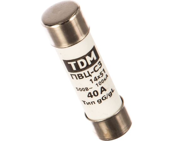 Плавкая вставка TDM ПВЦ-С3 14х51 40А SQ0729-0020 – изображение 2