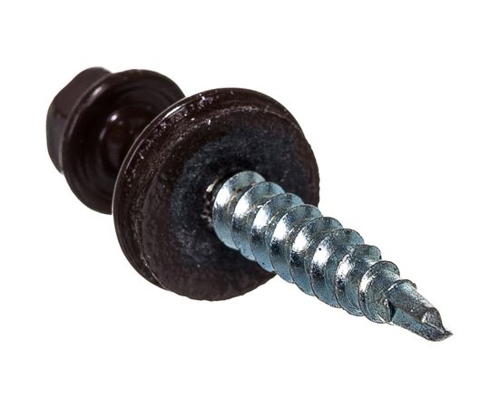 Кровельный саморез Tech-Krep КР сверло 4,8х35 RAL-8017 шоколадно-коричневый 60 шт, коробка с окном 112034 – изображение 3