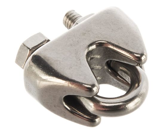 Зажим для троса ЕВРОПАРТНЕР DIN 741, D3 мм, нержав. сталь 1 шт. G1 7443 – изображение 3