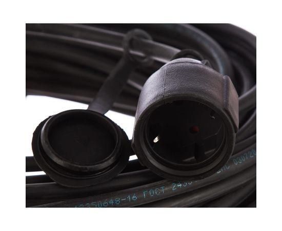 Силовой удлинитель б/катушки LUX 30030 УС1-Е-30 КГ 3x2.5 30м, 16А, 1 розетка с з/к 4606400419341 – изображение 3