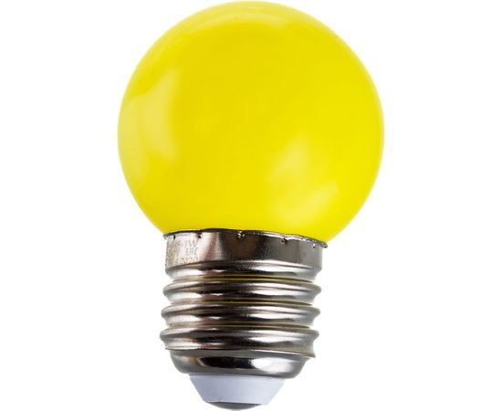Декоративная светодиодная лампа Volpe LED-G45-1W/YELLOW/E27/FR/С UL-00005649 – изображение 3