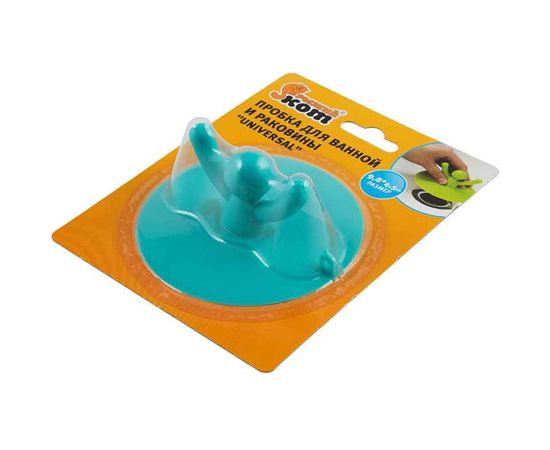 Пробка для ванной и раковины Рыжий кот UNIVERSAL 970060 – изображение 3