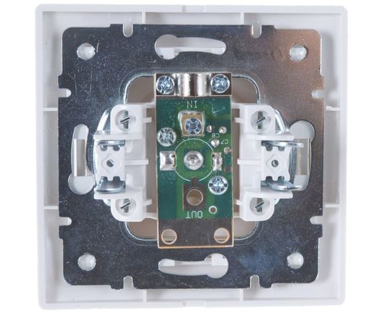 Телевизионная розетка LEZARD MIRA оконечная белый с белой вставкой 701-0202-130 – изображение 3