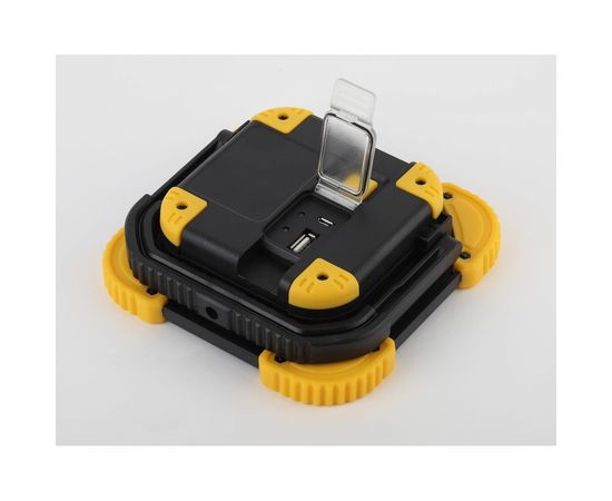 Фонарь-прожектор ЭРА PA-801 серия Практик 10Вт COB, 3,3 Ач, диммер, IPX6, PowerBank, коробка Б0036614 – изображение 3