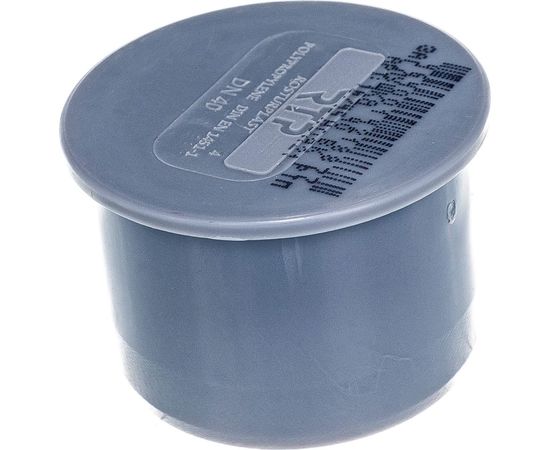 Канализационная заглушка RTP 40 мм, серая 16745 – изображение 3