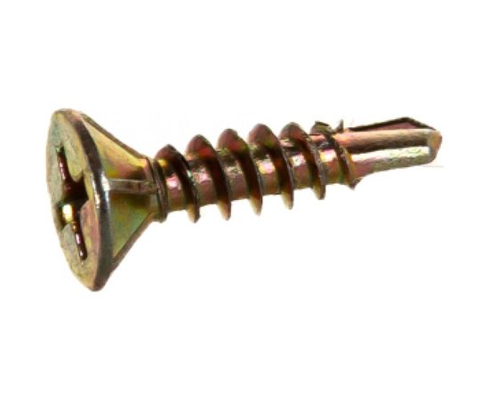 Оконный саморез с буром ЕВРОПАРТНЕР желтый цинк 3,9х16 150шт. 14 3916 7 – изображение 4