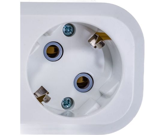 Розеточная колодка TDM 5 гнезд с выключателем 16А белая SQ1806-0037 – изображение 4