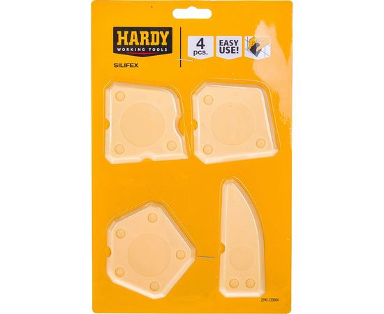 Шпатель для силикона HARDY Silifex 4, набор 4 элементов, в блистер 2090-520004 – изображение 4
