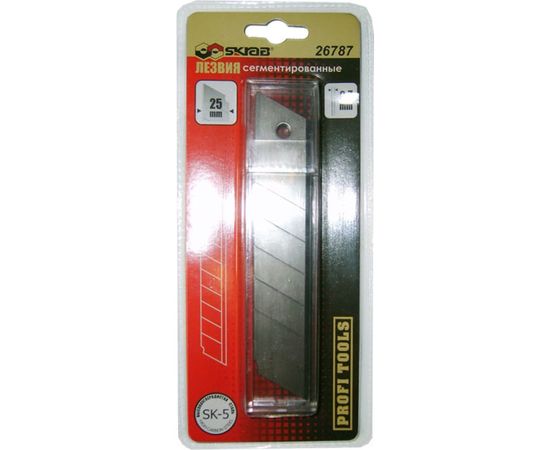 Лезвия сменные (10 шт; 0.7х25 мм; SK5) SKRAB 26787 – изображение 4