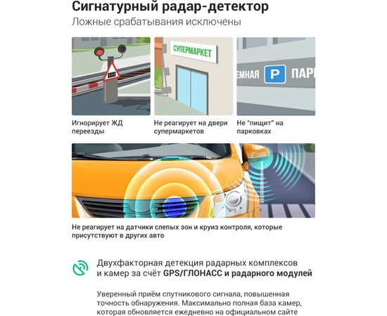 Автомобильный сигнатурный радар-детектор Roadgid Detect 1044756 – изображение 4