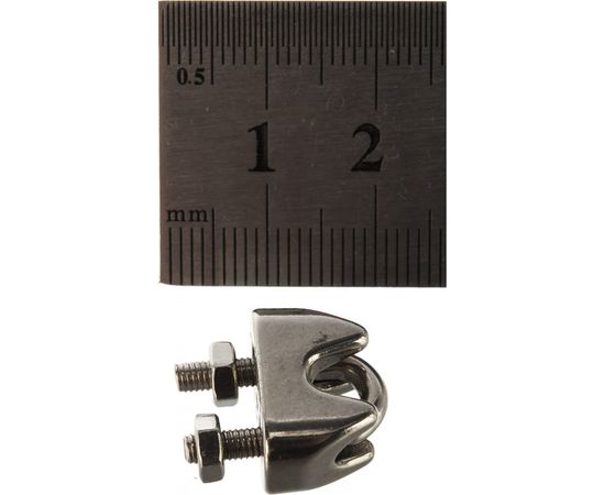 Зажим для троса ЕВРОПАРТНЕР DIN 741, D3 мм, нержав. сталь 1 шт. G1 7443 – изображение 4