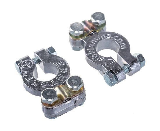 Клеммы SKYWAY свинцовые КОНТАКТ европейские S06701001 – изображение 4