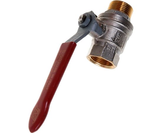 Шаровой кран RuB, 3/4 DN20 PN40, ВР-НР, серия MILANO (S.90), ручка S90E20 – изображение 4