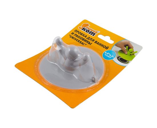 Пробка для ванной и раковины Рыжий кот UNIVERSAL 970060 – изображение 5