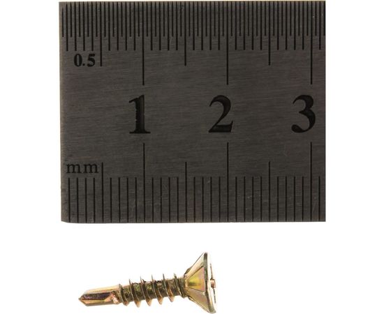 Оконный саморез с буром ЕВРОПАРТНЕР желтый цинк 3,9х16 150шт. 14 3916 7 – изображение 6