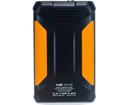 Универсальная внешняя батарея TopON 38000 мА/ч 140 Wh для кемпинга и путешествий TOP-X38 – изображение 6