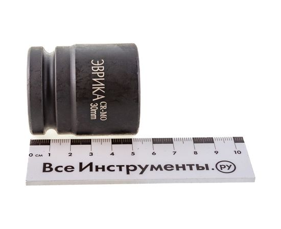 Головка торцевая 6-гранная ударная (30 мм; 50 мм; 3/4") ЭВРИКА ER-95918 – изображение 6