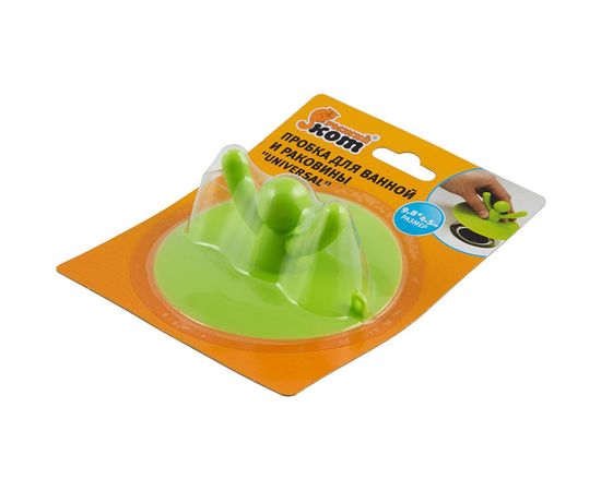 Пробка для ванной и раковины Рыжий кот UNIVERSAL 970060 – изображение 7