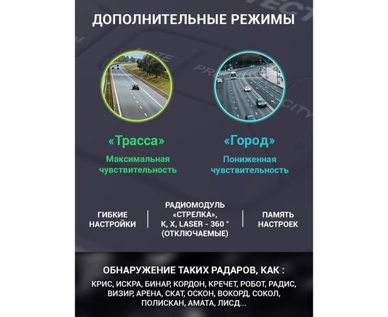 Автомобильный сигнатурный радар-детектор Roadgid Detect 1044756 – изображение 7