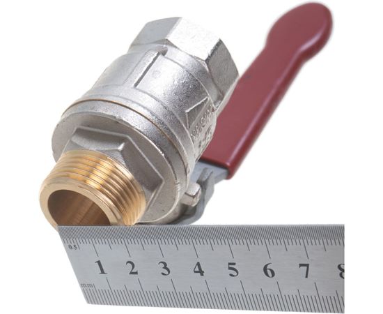 Шаровой кран RuB, 3/4 DN20 PN40, ВР-НР, серия MILANO (S.90), ручка S90E20 – изображение 7