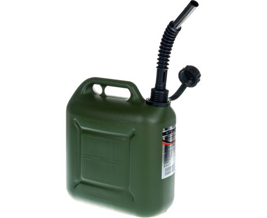 Канистра для ГСМ вертикальная, 10 л пластиковая, усиленная STELS 53126 – изображение 7