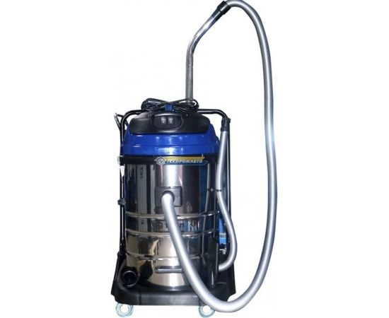 Пылеводосос ТЕМП 80 л, нержавеющий, 220 V, 2200 W, 2 турбины TVC80-2 