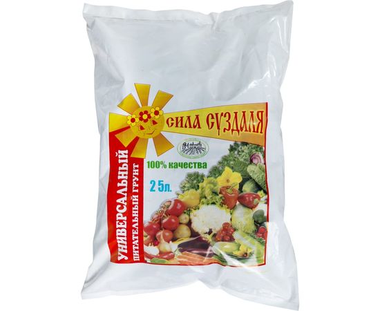 Универсальный грунт Сила Суздаля 25 л PGU0250 