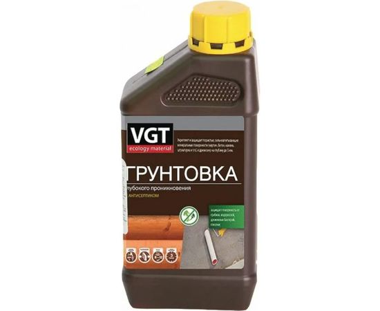 Грунтовка глубокого проникновения с антисептиком VGT ВД-АК-0301 1 кг 18691 