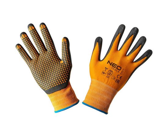 Рабочие перчатки с нитриловыми точками NEO Tools 4131X размер 9 97-621-10 