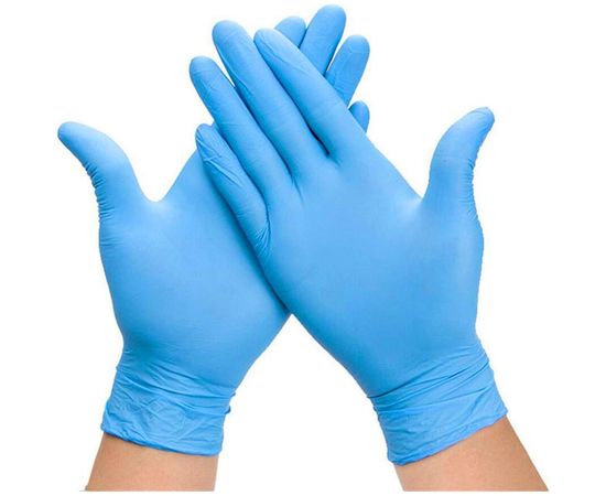 Нитриловые перчатки EcoLat Ocean blue 100 шт./уп. размер M, 3035/M 